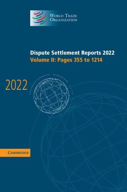 Produktbild: Dispute Settlement Reports 2022