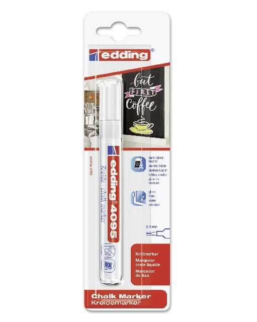 Produktbild: edding Kreidemarker 4095 wei&szlig;