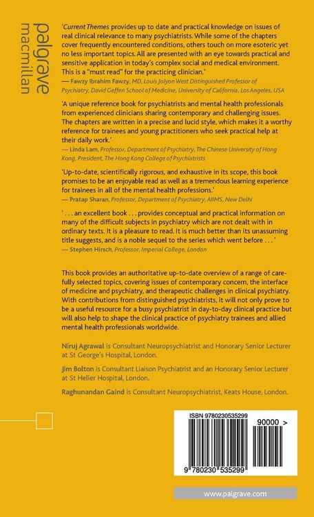 Produktbild: Current Themes in Psychiatry in Theory and Practice