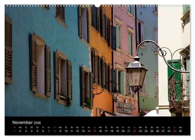 Produktbild: Gardasee (hochwertiger Premium Wandkalender 2026 DIN A2 quer), Kunstdruck in Hochglanz