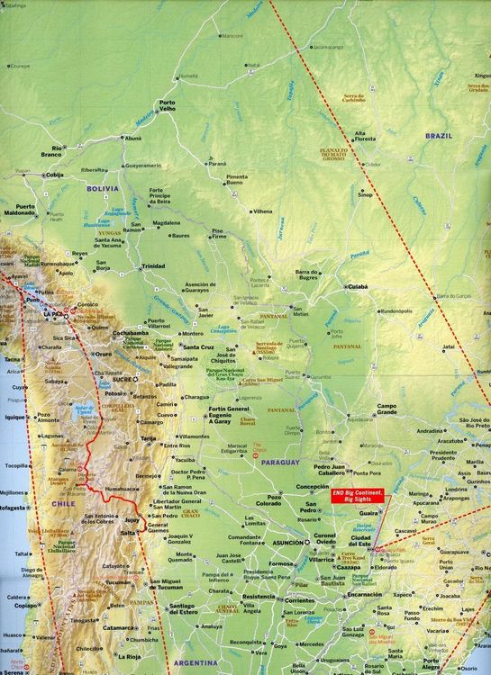 Produktbild: South America Planning Map