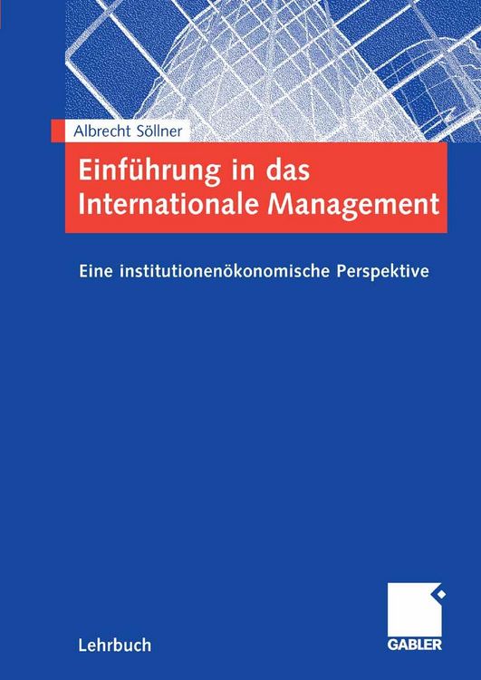 Produktbild: Einf&uuml;hrung in das Internationale Management