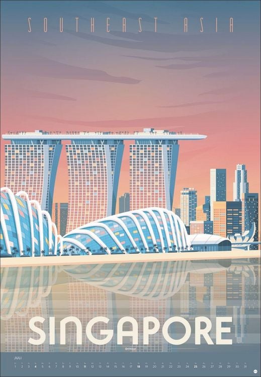 Produktbild: Travel the World Posterkalender 2027