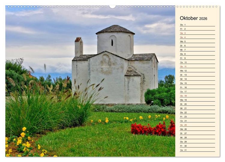 Produktbild: Zadar und Norddalmatien (Wandkalender 2026 DIN A2 quer), CALVENDO Monatskalender