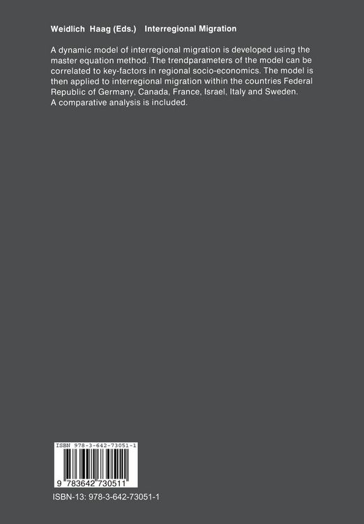 Produktbild: Interregional Migration