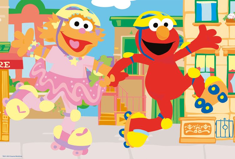 Produktbild: Puzzle f&uuml;r Kinder Sesamstrasse 3x24 Teile