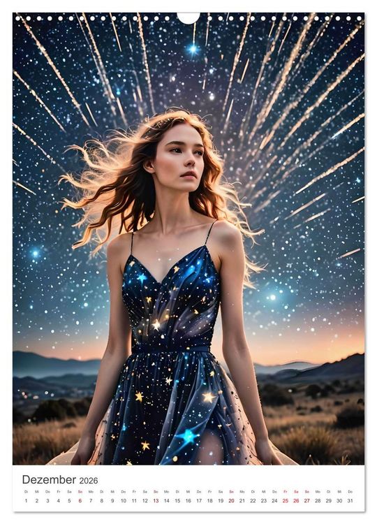 Produktbild: Elemental Elegance - Mode inspiriert von den Kr&auml;ften der Natur (Wandkalender 2026 DIN A3 hoch), CALVENDO Monatskalender