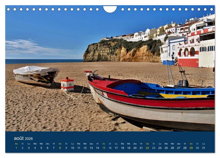 Produktbild: Un voyage &agrave; travers le Portugal (Calendrier mural 2026 DIN A4 vertical), CALVENDO calendrier mensuel