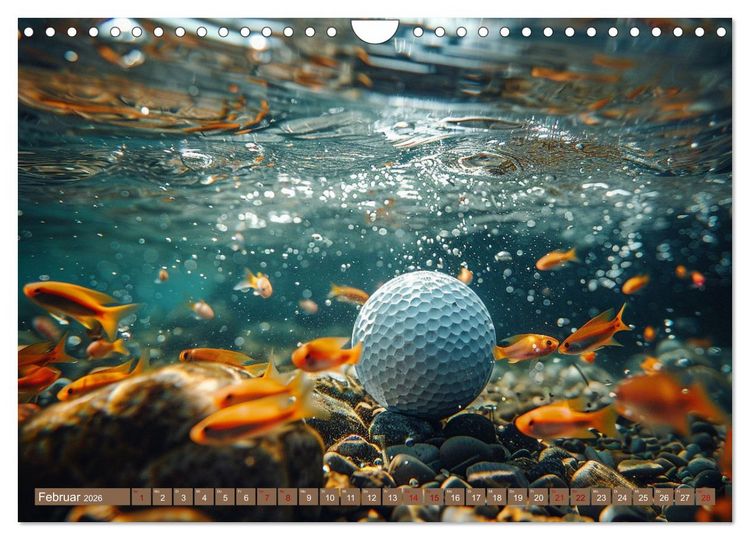 Produktbild: Tierische Balljunkies (Wandkalender 2026 DIN A4 quer), CALVENDO Monatskalender
