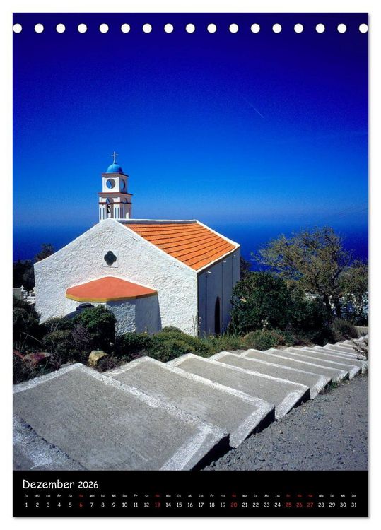 Produktbild: KRETA (Tischkalender 2026 DIN A5 hoch), CALVENDO Monatskalender