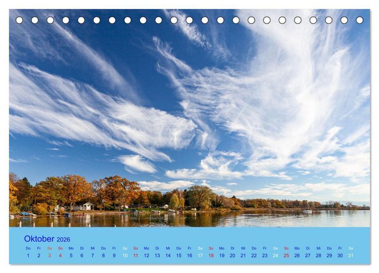Produktbild: Ammersee-Ansichten (Tischkalender 2026 DIN A5 quer), CALVENDO Monatskalender