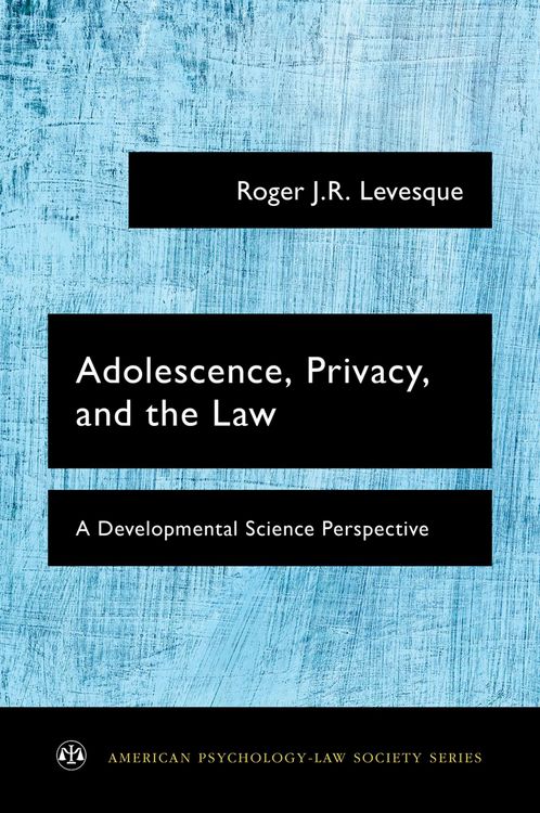 Produktbild: Adolescence, Privacy, and the Law