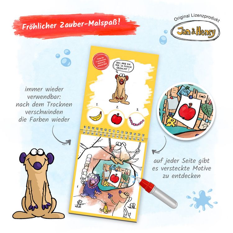 Produktbild: Tr&ouml;tsch Jan & Henry Zaubermalspa&szlig; mit Wasserstift
