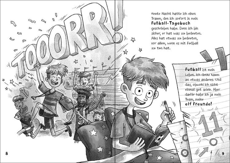 Produktbild: Tims geheimes Fu&szlig;ball-Tagebuch (Band 1) - Elf Freunde und ich!