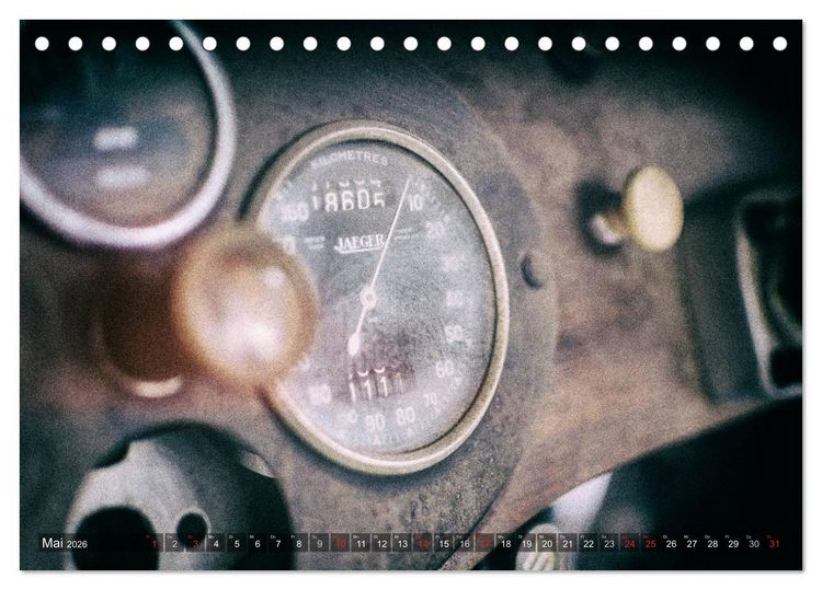 Produktbild: Oldtimer - vergangene Sch&ouml;nheiten (Tischkalender 2026 DIN A5 quer), CALVENDO Monatskalender
