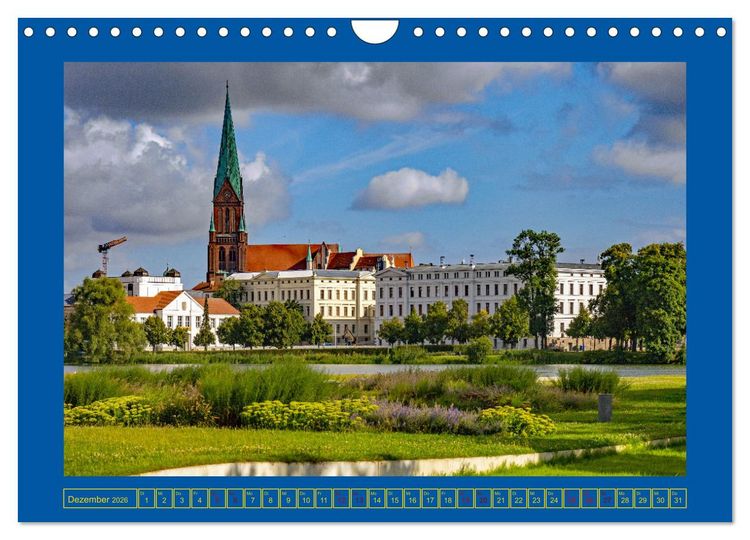 Produktbild: Schwerin - Wir sind Welterbe (Wandkalender 2026 DIN A4 quer), CALVENDO Monatskalender