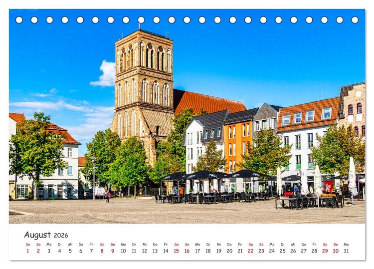 Produktbild: Anklam und Umgebung (Tischkalender 2026 DIN A5 quer), CALVENDO Monatskalender