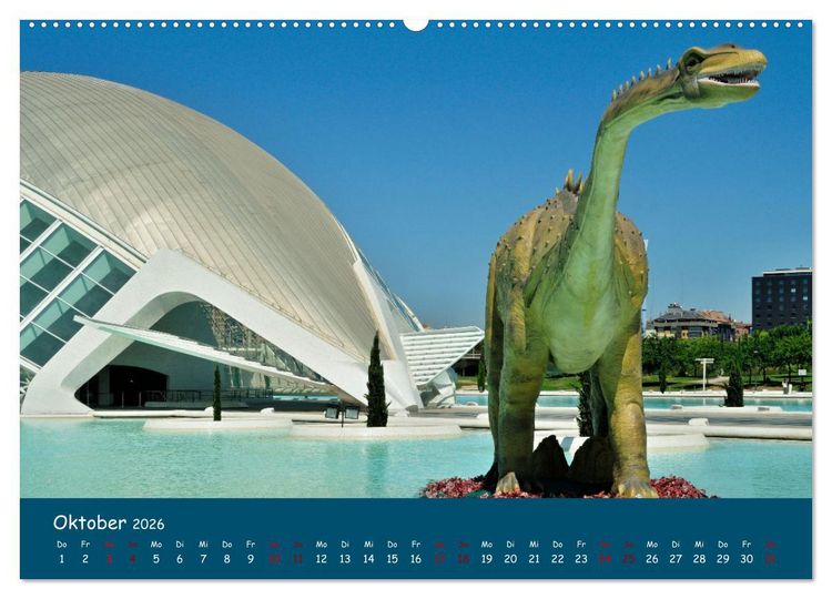 Produktbild: Valencia - Geschichte und Moderne (Wandkalender 2026 DIN A2 quer), CALVENDO Monatskalender