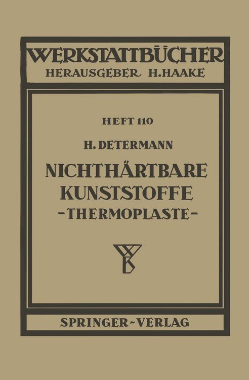 Produktbild: Nichth&auml;rtbare Kunststoffe (Thermoplaste)