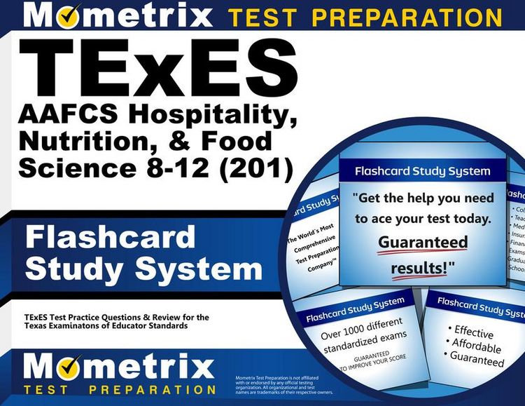 Produktbild: TExES Aafcs Hospitality, Nutrition, & Food Science 8-12 (201) Flashcard Study System