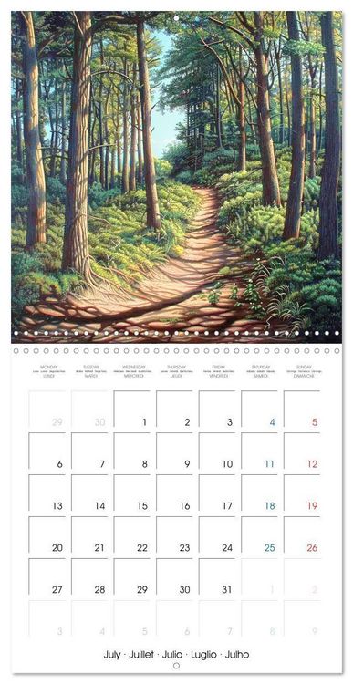Produktbild: Artistic Paths (Wall Calendar 2026 12 &times; 12 Inch) CALVENDO 12 Month Wall Calendar