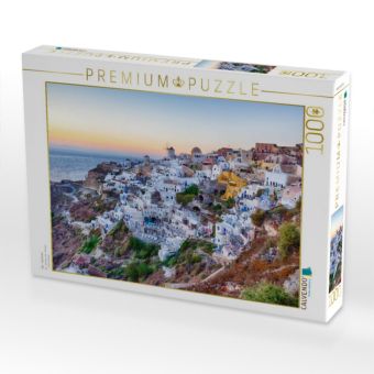 Produktbild: CALVENDO Puzzle Oia - Santorini | 1000 Teile Lege-Gr&ouml;&szlig;e 64x48cm Foto-Puzzle f&uuml;r gl&uuml;ckliche Stunden