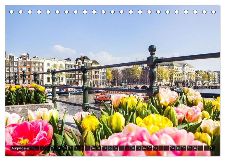 Produktbild: Ferien in Holland (Tischkalender 2026 DIN A5 quer), CALVENDO Monatskalender
