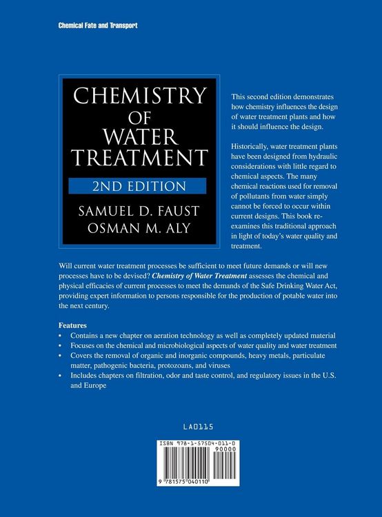 Produktbild: Chemistry of Water Treatment