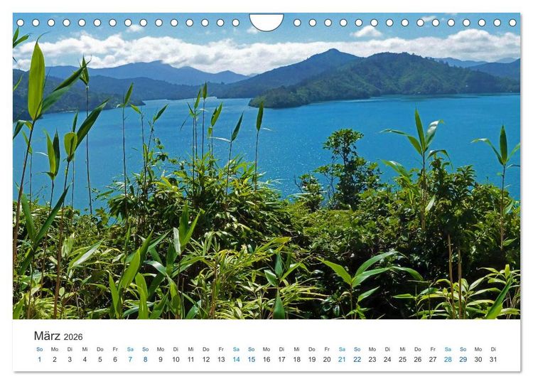 Produktbild: Vielfalt Neuseeland (Wandkalender 2026 DIN A4 quer), CALVENDO Monatskalender