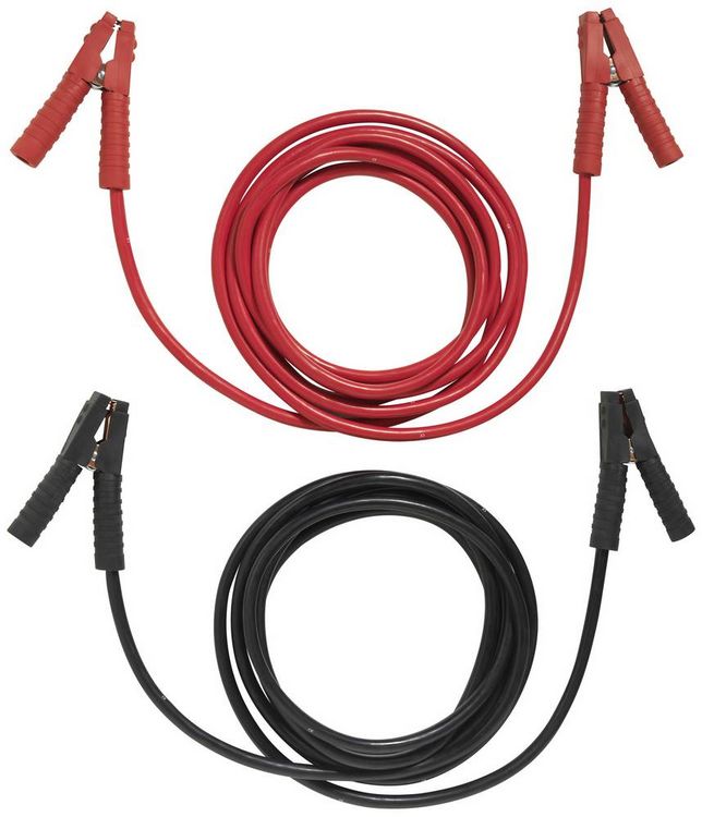 Produktbild: TOOLCRAFT TO-9626598 Starthilfekabel 50 mm&sup2; Aluminium (kupferbeschichtet) 6 m mit Kunststoffzangen