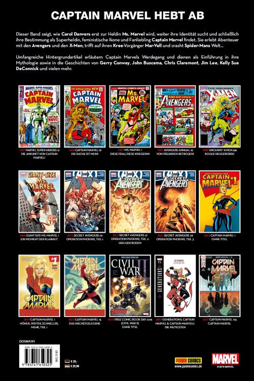 Produktbild: Captain Marvel Anthologie