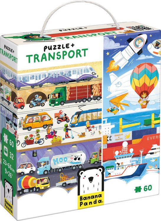 Produktbild: Kinderpuzzle - Banana Panda Transport plus