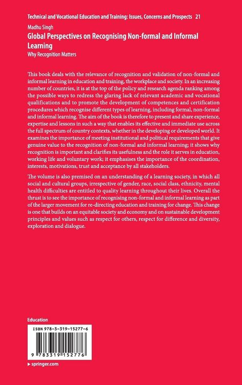 Produktbild: Global Perspectives on Recognising Non-formal and Informal Learning