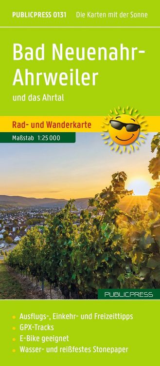 Produktbild: Publicpress Rad- und Wanderkarte Bad Neuenahr-Ahrweiler und das Ahrtal 1:25.000