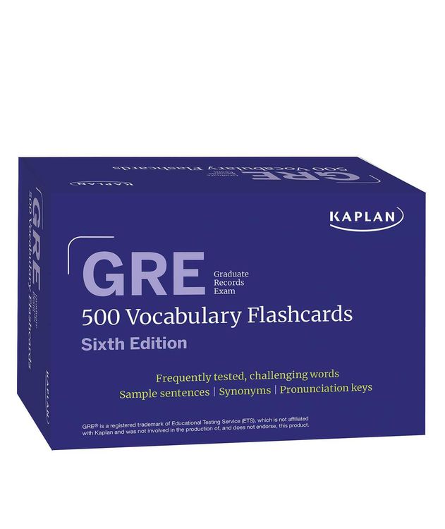 Produktbild: GRE Vocabulary Flashcards, Sixth Edition + Online Access to Review Your Cards, a Practice Test, and Video Tutorials