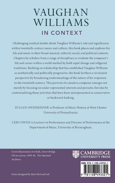 Produktbild: Vaughan Williams in Context