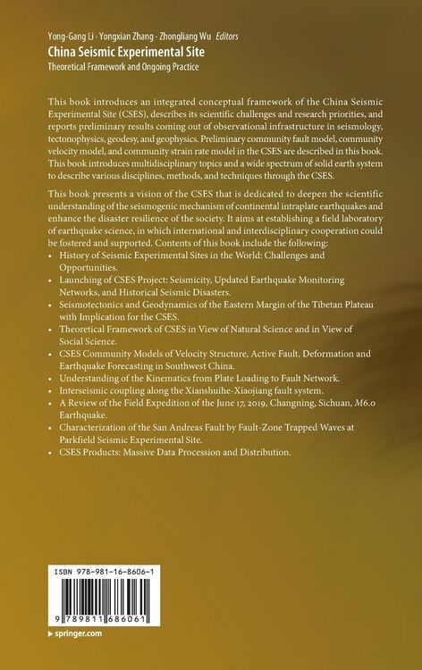 Produktbild: China Seismic Experimental Site
