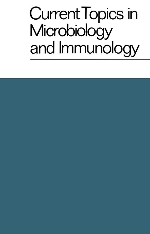 Produktbild: Current Topics in Microbiology and Immunology / Ergebnisse der Mikrobiologie und Immunit&auml;tsforschung