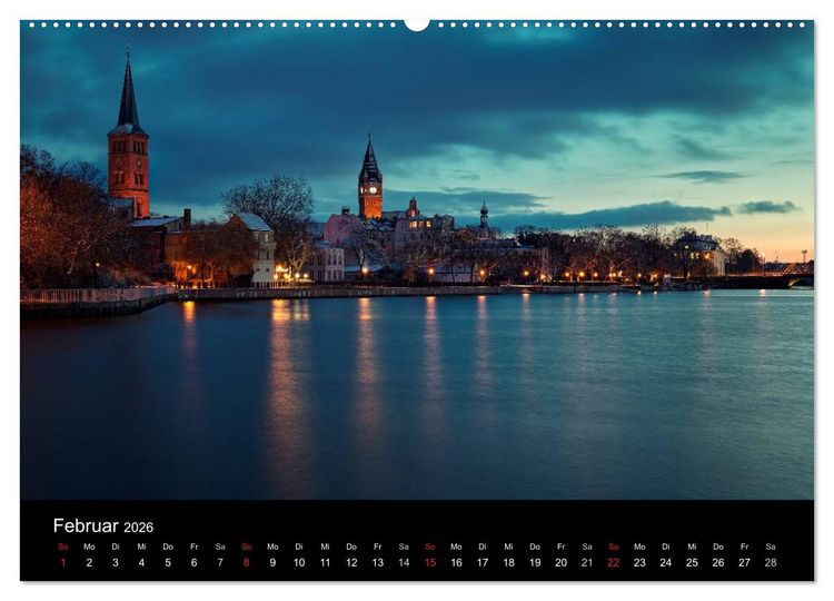 Produktbild: Berlin zwischen Tag und Nacht (Wandkalender 2026 DIN A2 quer), CALVENDO Monatskalender