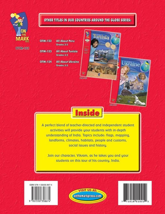 Produktbild: All About India Grades 3-5