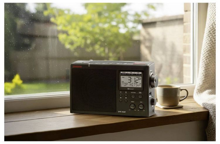 Produktbild: Sangean Tischradio DAB+, AM, FM DAB+, Bluetooth&reg; Schwarz