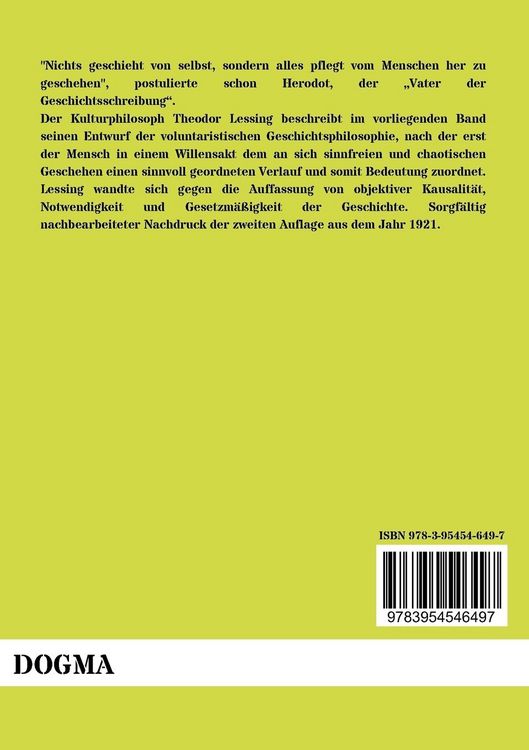 Produktbild: Geschichte als Sinngebung des Sinnlosen