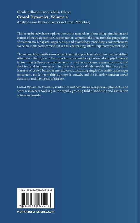 Produktbild: Crowd Dynamics, Volume 4