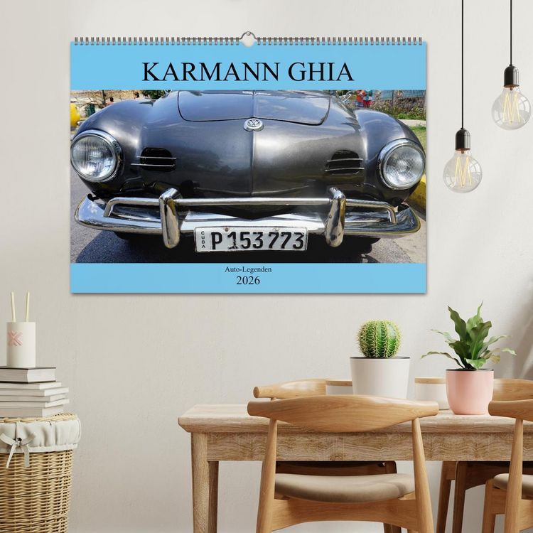 Produktbild: KARMANN GHIA - Auto-Legenden (Wandkalender 2026 DIN A2 quer), CALVENDO Monatskalender