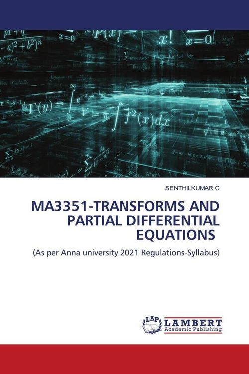 Produktbild: Ma3351-Transforms and Partial Differential Equations