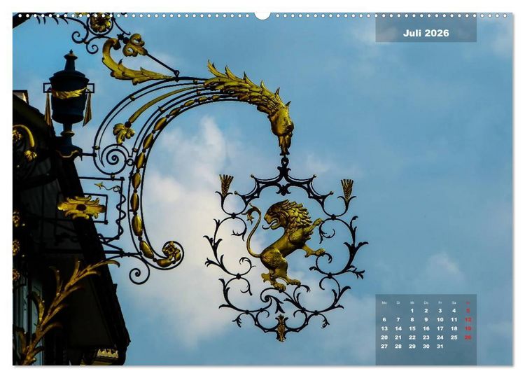 Produktbild: Impressionen aus Wangen im Allg&auml;u (Wandkalender 2026 DIN A2 quer), CALVENDO Monatskalender
