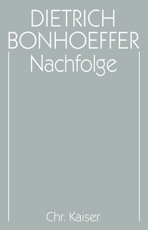 Produktbild: Dietrich Bonhoeffer Werke (DBW) / Nachfolge