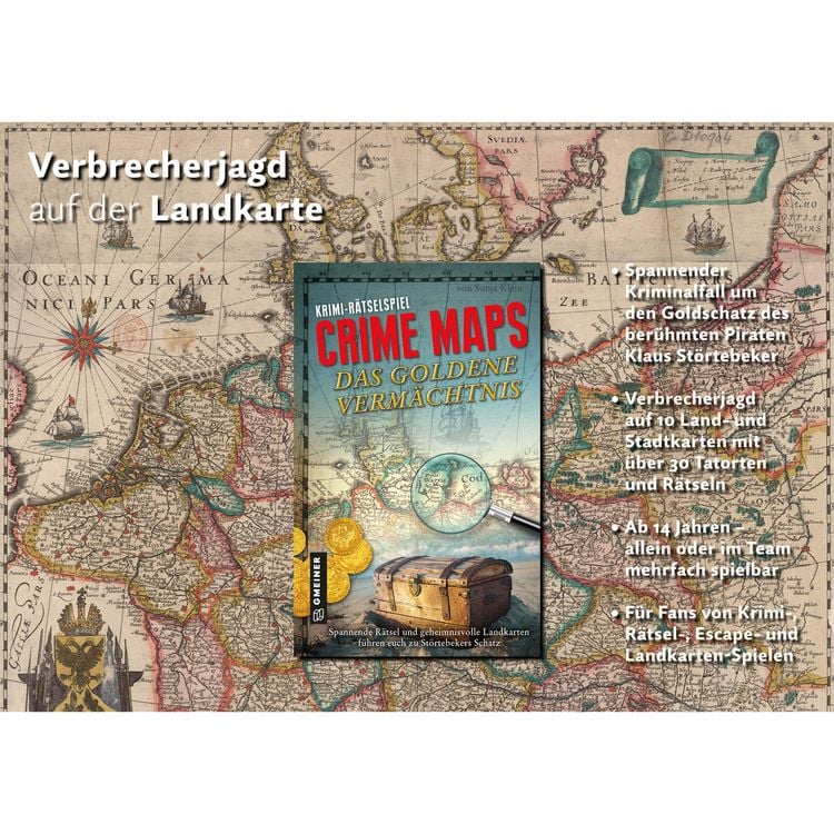 Produktbild: Crime Maps - Das goldene Verm&auml;chtnis