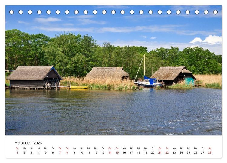 Produktbild: Fischland-Dar&szlig;-Zingst - Traumhafte Ostseelandschaften (Tischkalender 2026 DIN A5 quer), CALVENDO Monatskalender