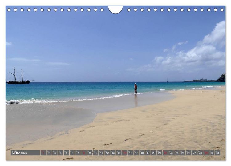Produktbild: Fuerteventura - Heimat des Windes (Wandkalender 2026 DIN A4 quer), CALVENDO Monatskalender